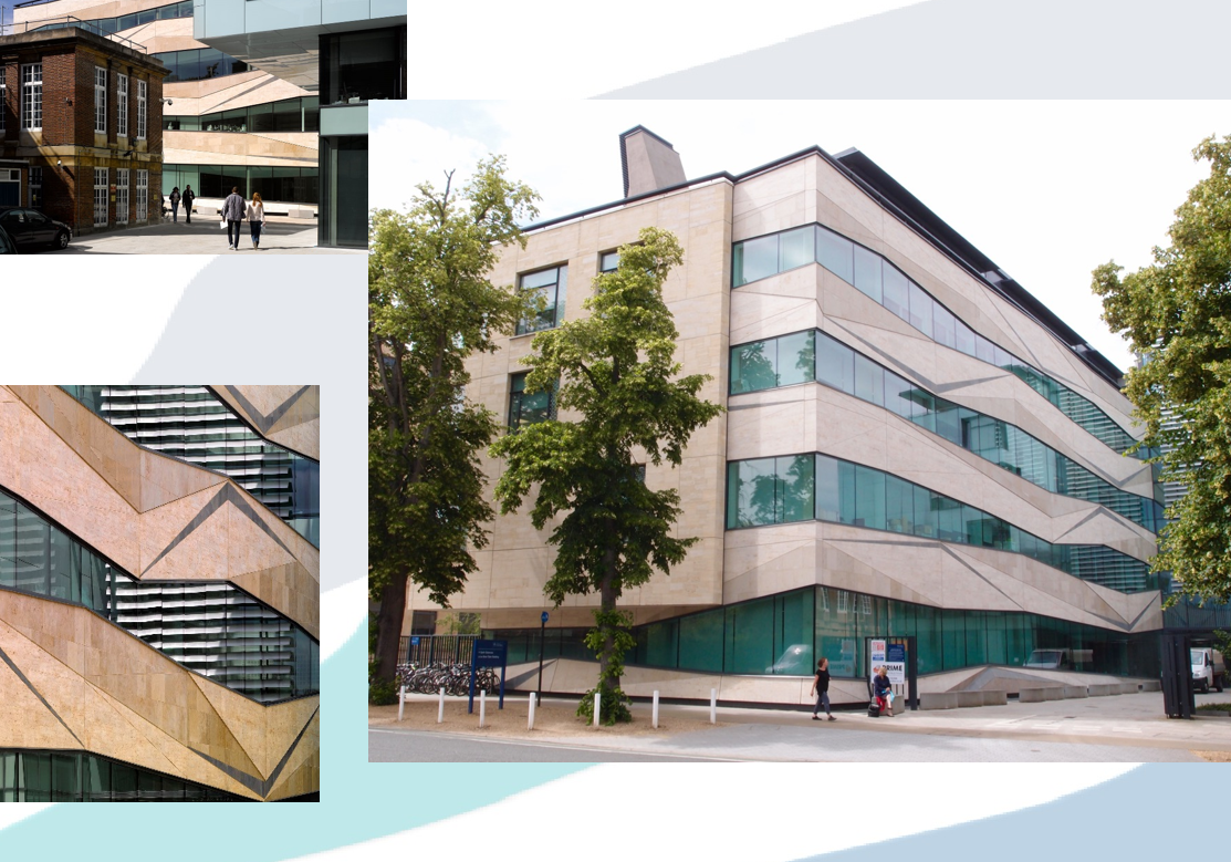Photo montage of University of Oxford, department of Earth Sciences.